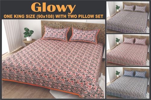 Glowy Cotton Bedsheet