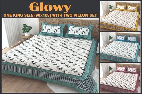 Glowy Cotton Bedsheet