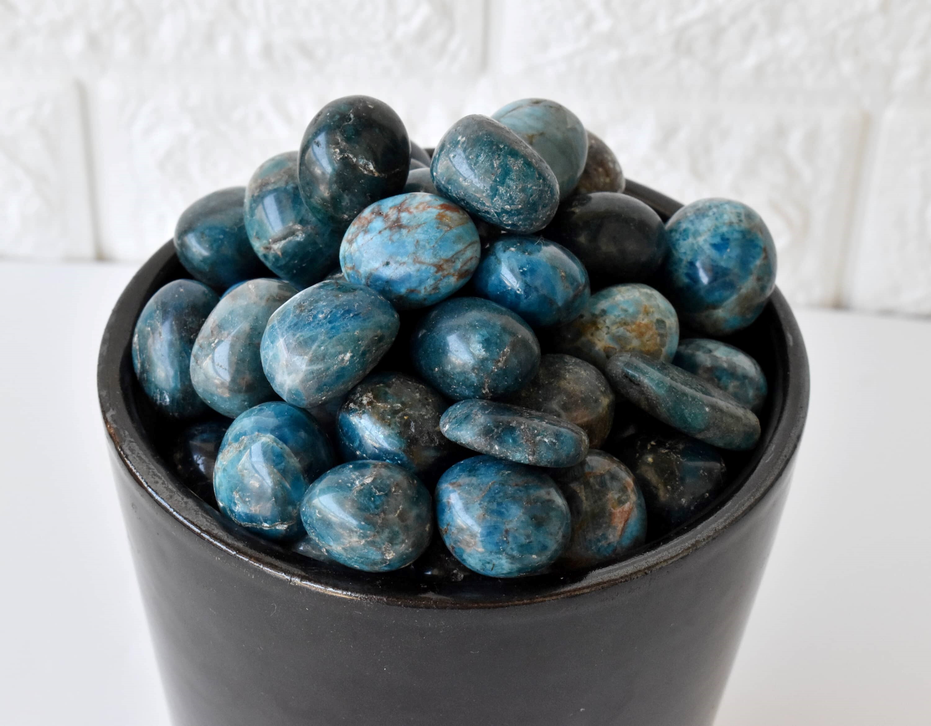 Apatite Tumbled, Healing Crystal Tumbled Stones