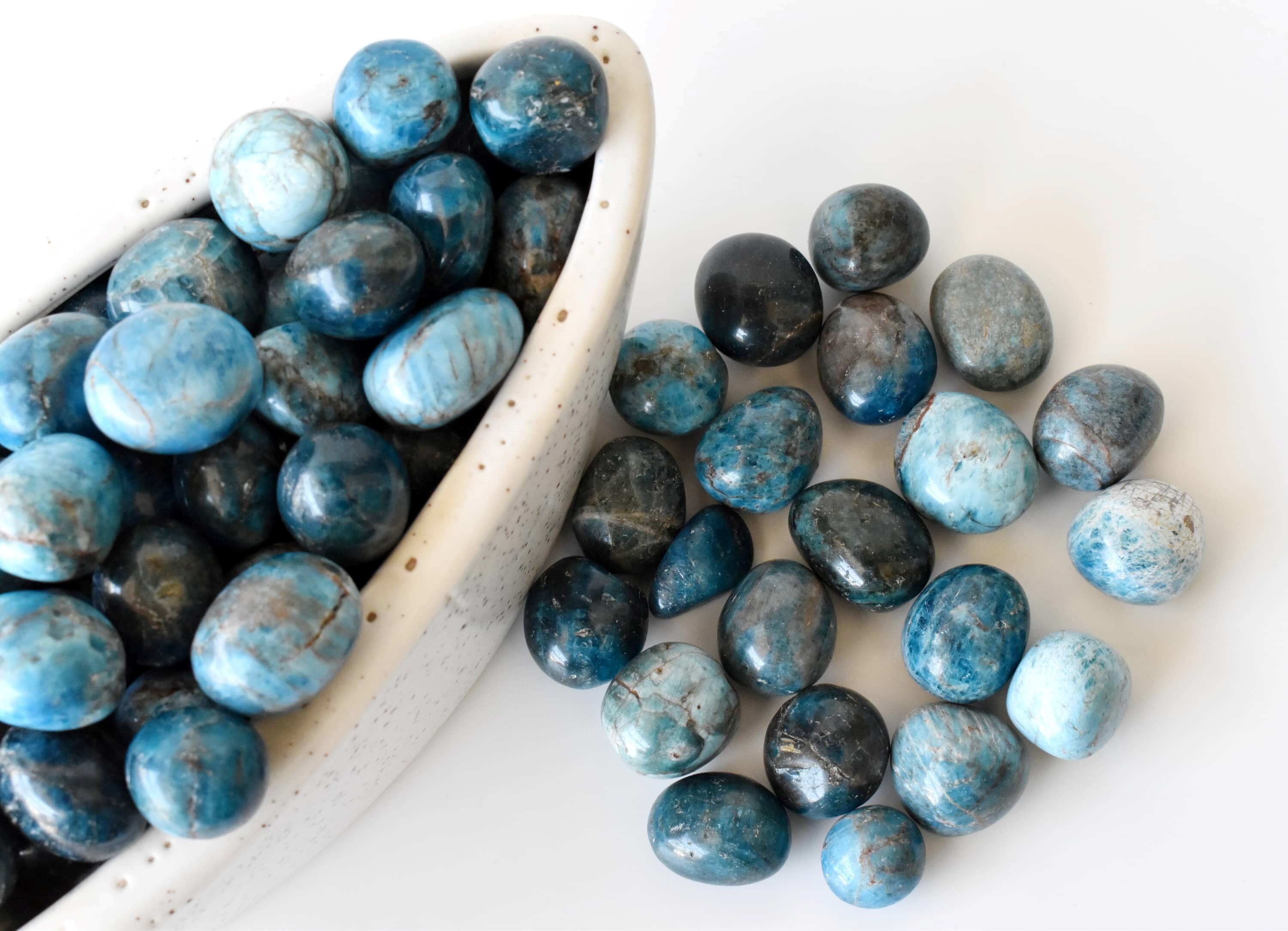 Apatite Tumbled, Healing Crystal Tumbled Stones