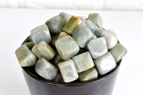 Aquamarine Tumbled, Healing Crystal Tumbled Stones