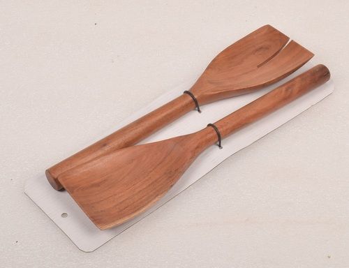 11 Inch Wooden Salad Server