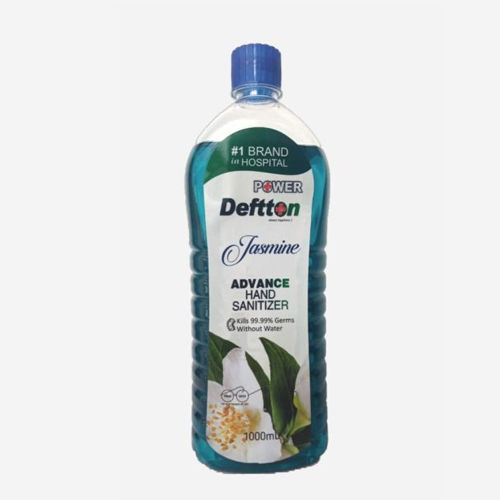 Blue 1000Ml Deftton Jasmine Hand Sanitizer Gel