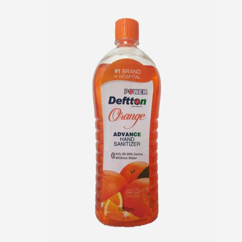 1000ml Deftton Orange Hand Sanitizer Gel