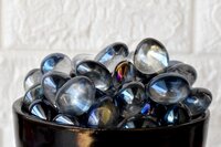 Aura Quartz Labradorite Tumbled, Healing Crystal Tumbled Stones