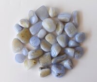 Blue Lace Agate Tumbled, Healing Crystal Tumbled Stones