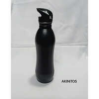 Black Stainless Steel Sipper Bottle