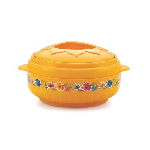 Yellow Premium Quality Insulated Casserole