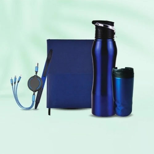 Blue 5 In 1 Corporate Gift Set