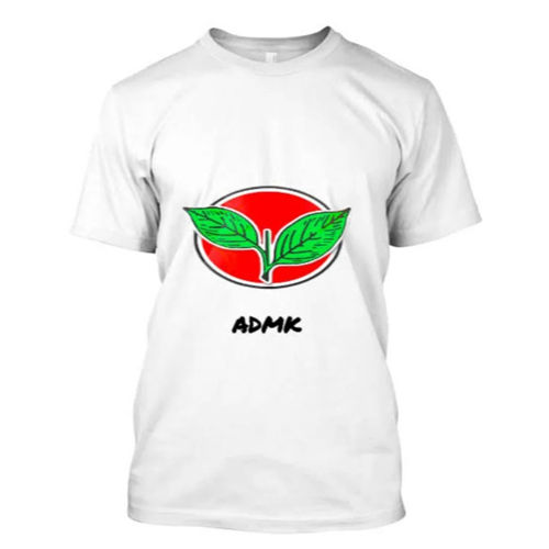 Dmk Election Printed T Shirt Age Group: Adult