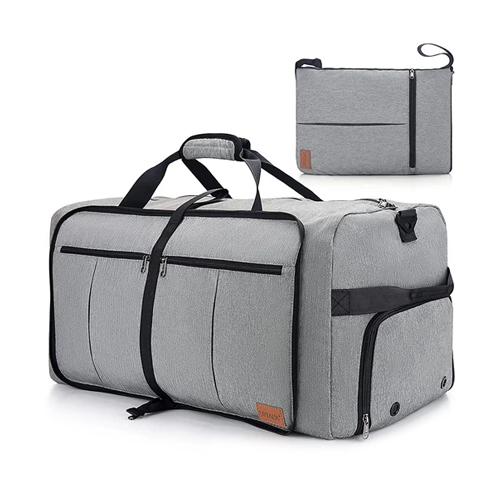 Grey Duffel Bag