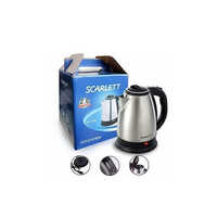 Premium Quality Electric Water Kettle - Stainless Steel, 220 Volt Power Supply, Silver Color | Power Indicator, Automatic Shut Off, Reliable Warranty