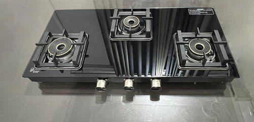 3 Burner Premium Glass Gas Stove