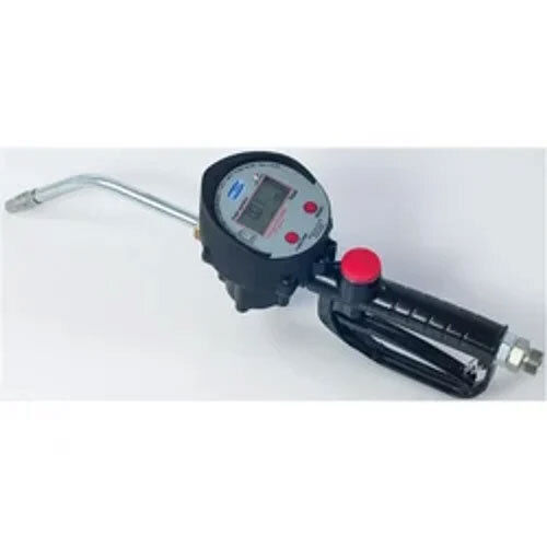 Black Electronic Oval Gears Flow Meter (Oil Dt)