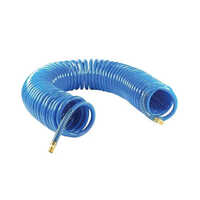 Recoil Air Hose - Pu Material, 1-6 Meter Length, Blue Color | Ideal For Industrial Applications And Enhanced Durability