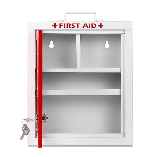 Wall mountable Metal First Aid