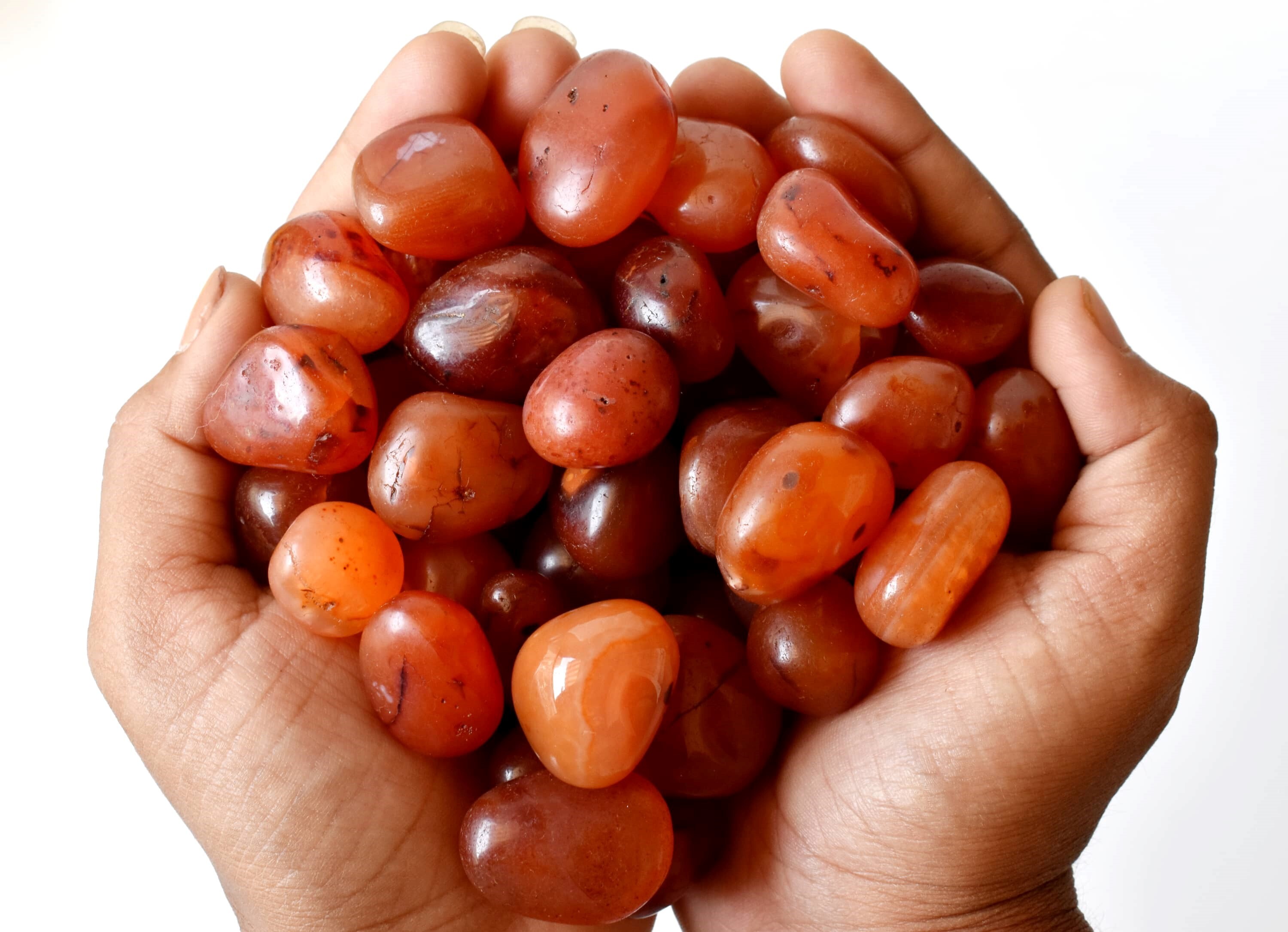 Carnelian Tumbled, Healing Crystal Tumbled Stones