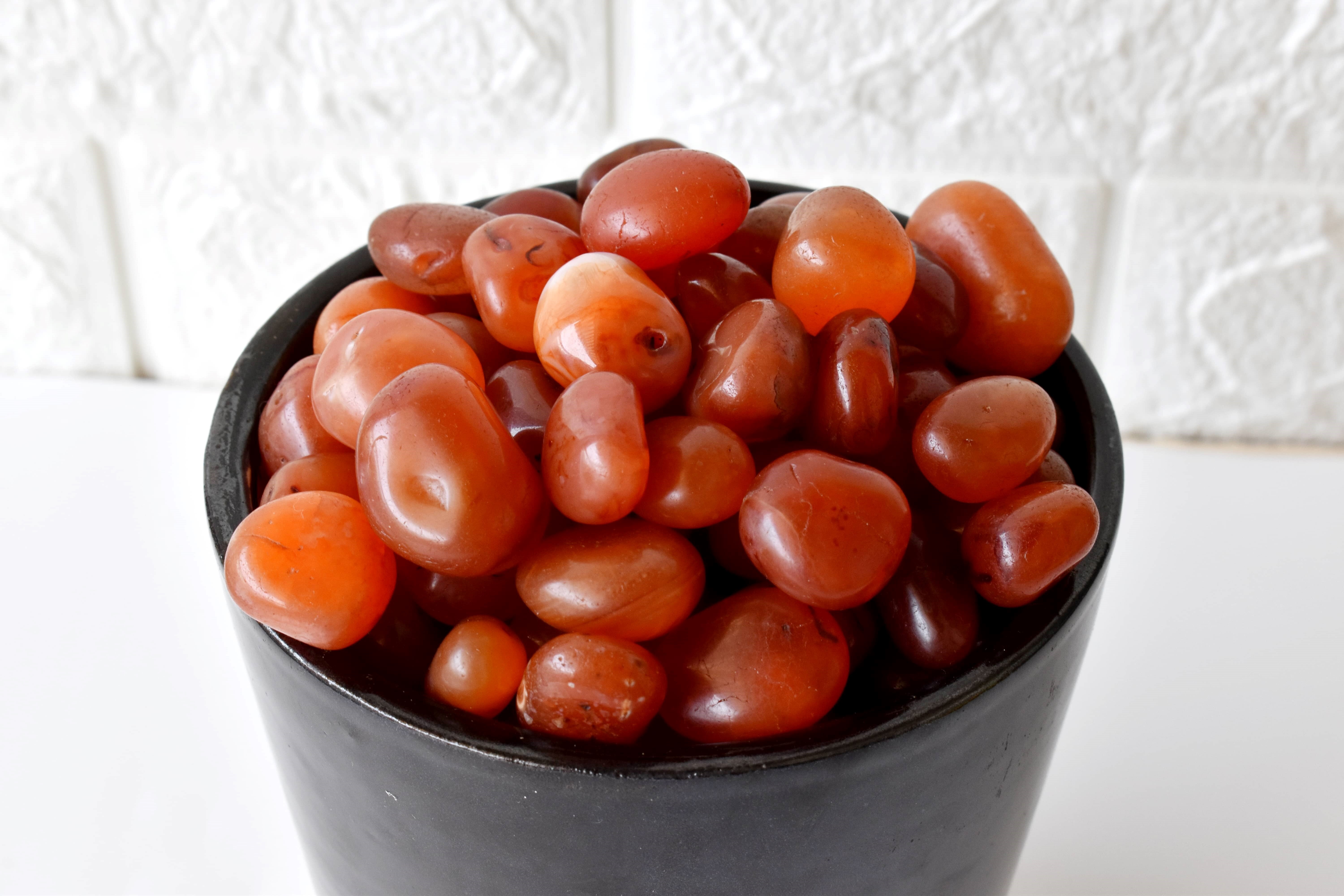 Carnelian Tumbled, Healing Crystal Tumbled Stones