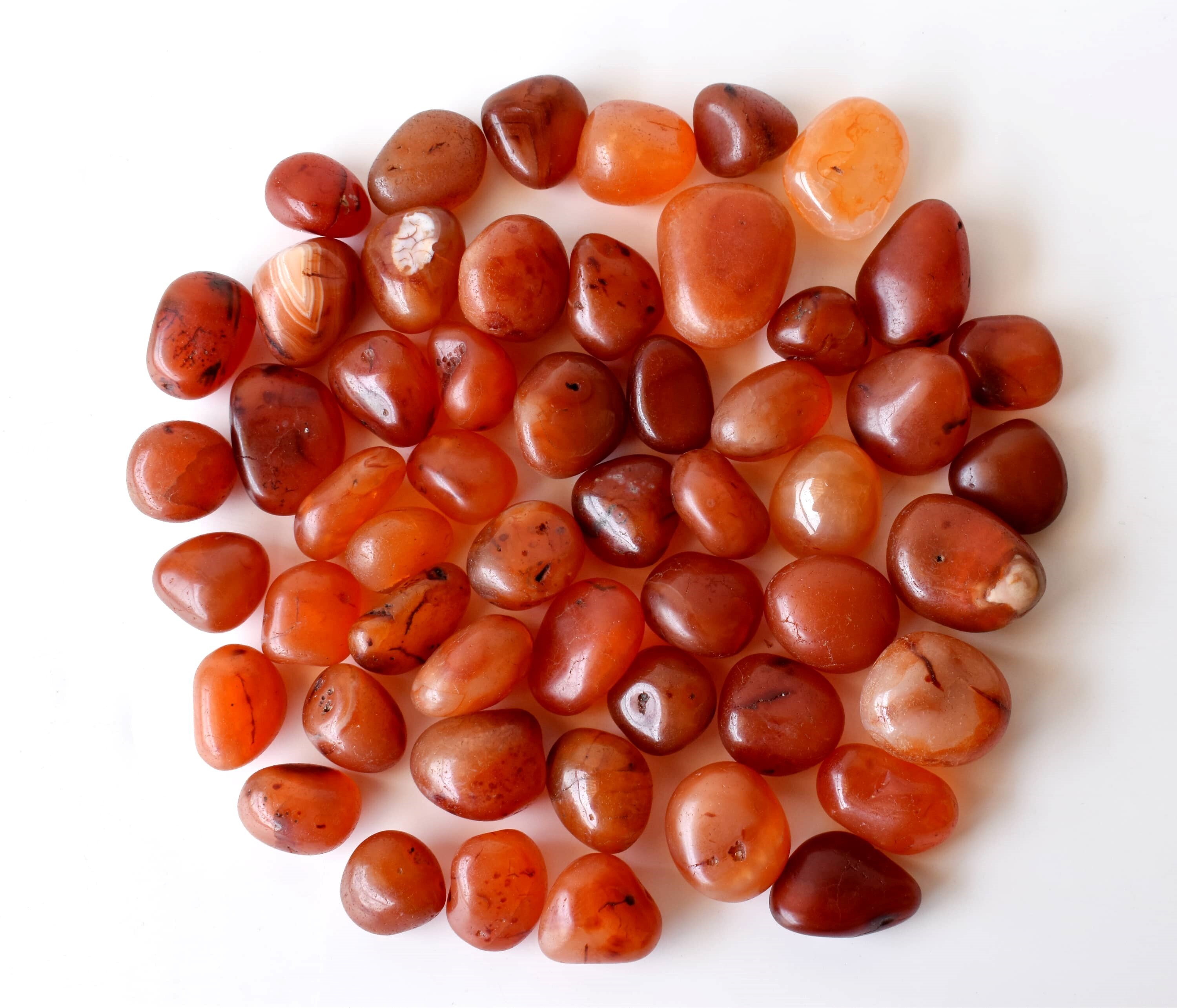 Carnelian Tumbled, Healing Crystal Tumbled Stones