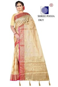 shree pooja tusser cotton sarees