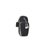 Sports Arm Band - Durable Plastic, Black Color, Sleek Bar Design | Reliable Battery, Designed For Athletes And Fitness Enthusiasts, Warranty Included