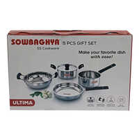 Metal 5 Pcs Sowbaghya Gift Set