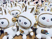 SPACE RABBIT SOFT TOYS