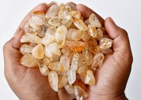 Citrine Tumbled, Healing Crystal Tumbled Stones