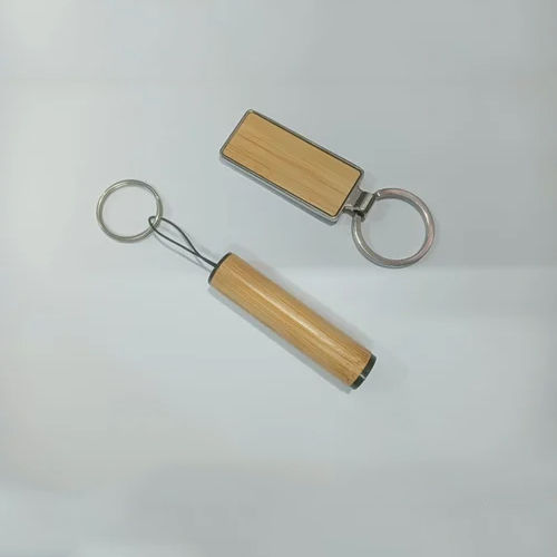 Brown Bamboo Key Chain