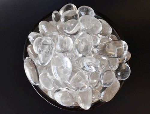 Crystal Quartz  Tumbled, Healing Crystal Tumbled Stones