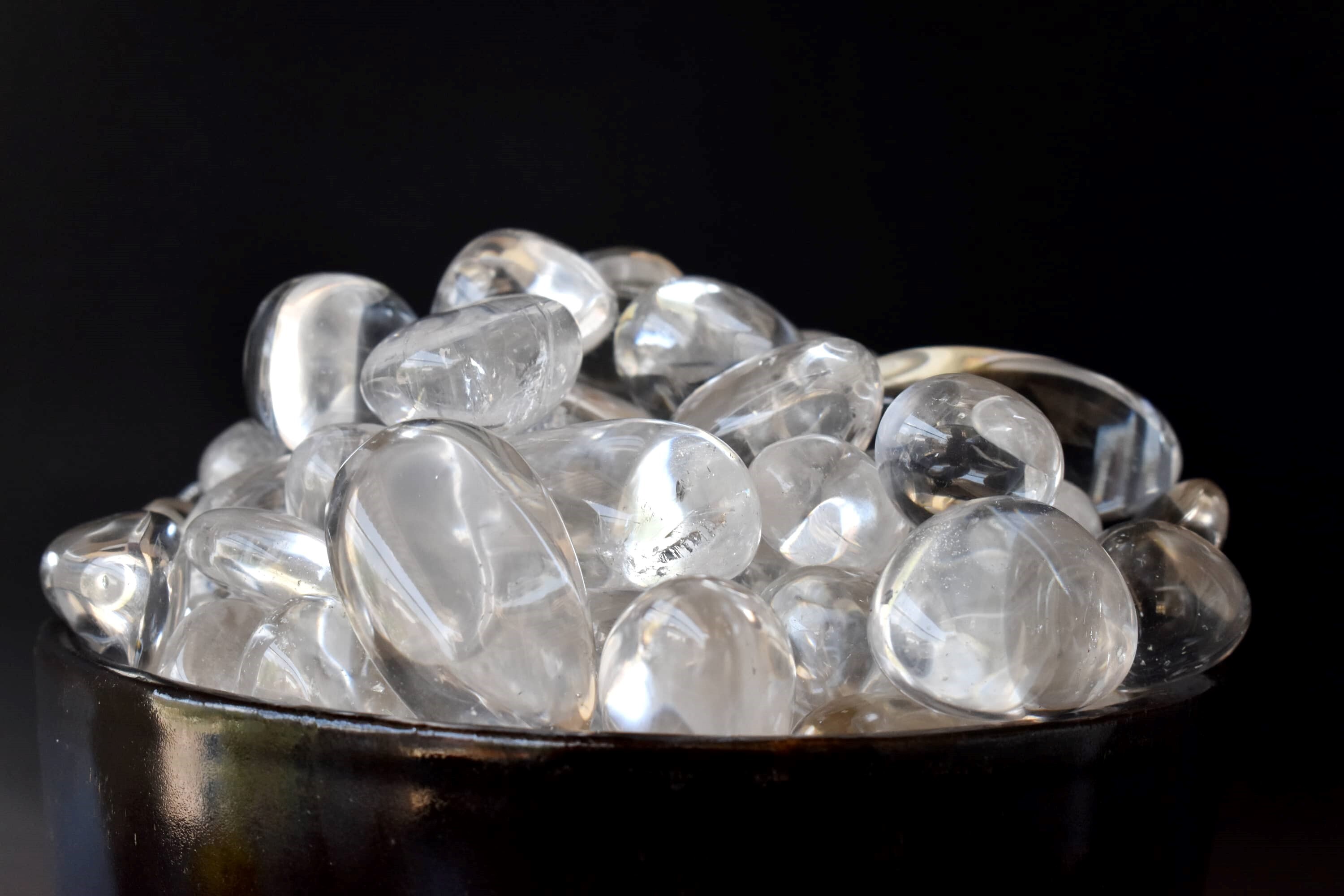 Crystal Quartz  Tumbled, Healing Crystal Tumbled Stones