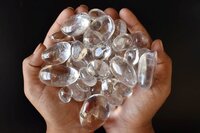 Crystal Quartz  Tumbled, Healing Crystal Tumbled Stones