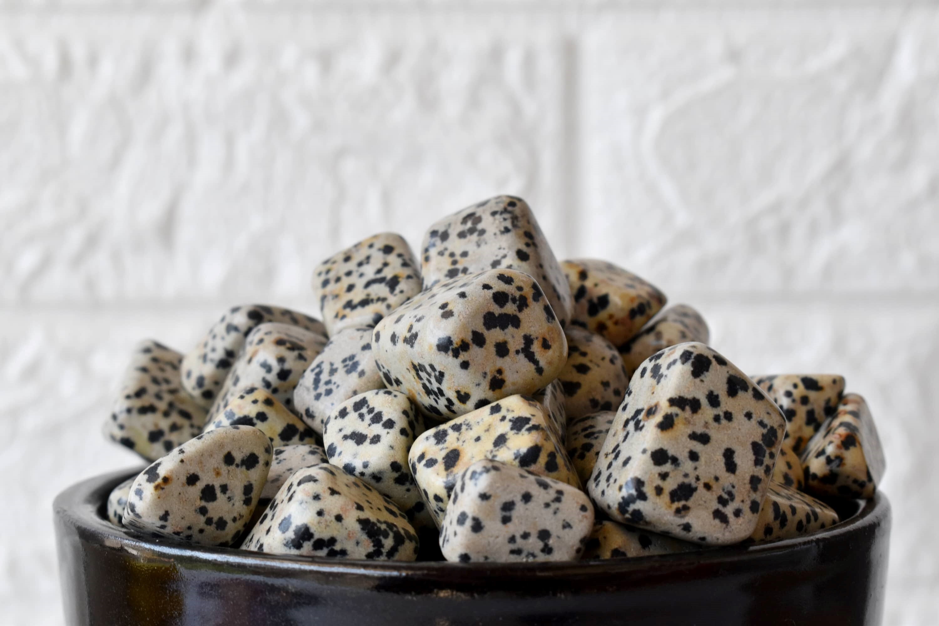 Dalmatian Jasper Tumbled, Healing Crystal Tumbled Stones