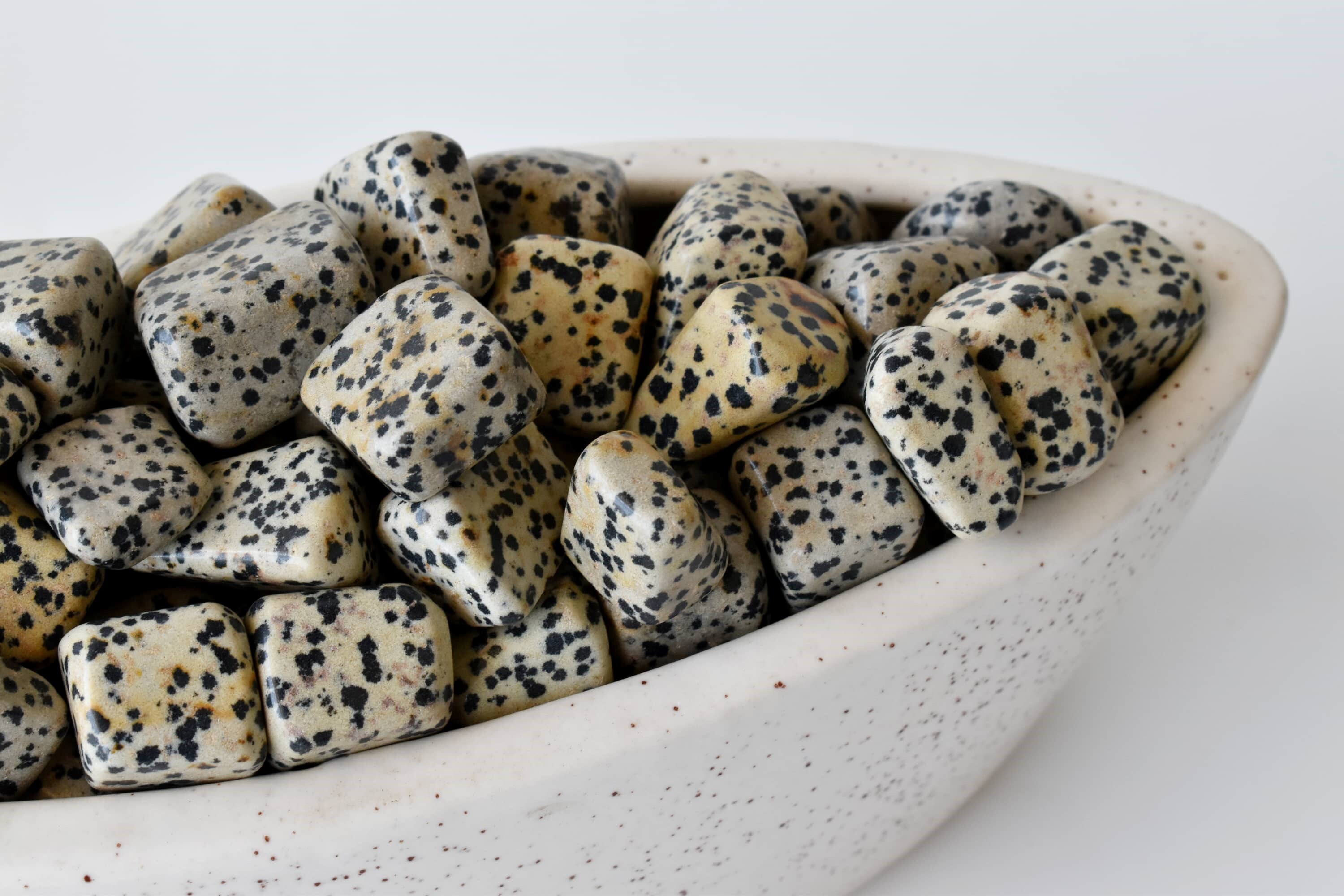 Dalmatian Jasper Tumbled, Healing Crystal Tumbled Stones