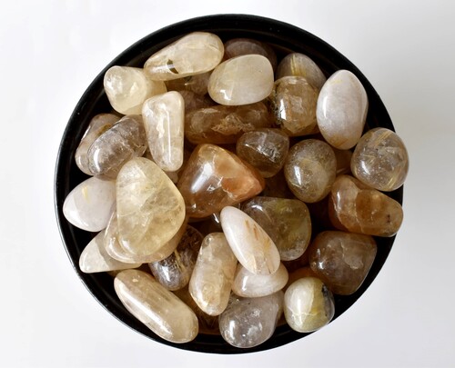 Golden Rutile Tumbled, Healing Crystal Tumbled Stones