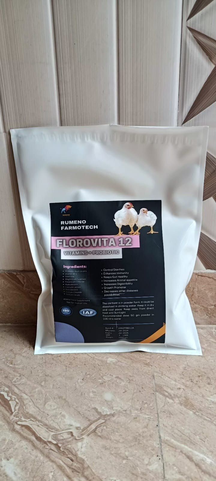 Florovita-12 Poultry Weight Gain Supplement