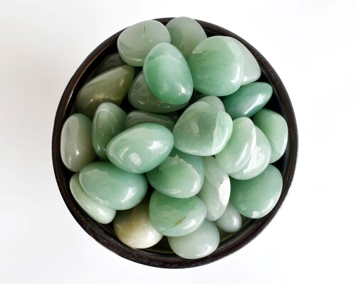 Green Aventurine  Tumbled, Healing Crystal Tumbled Stones