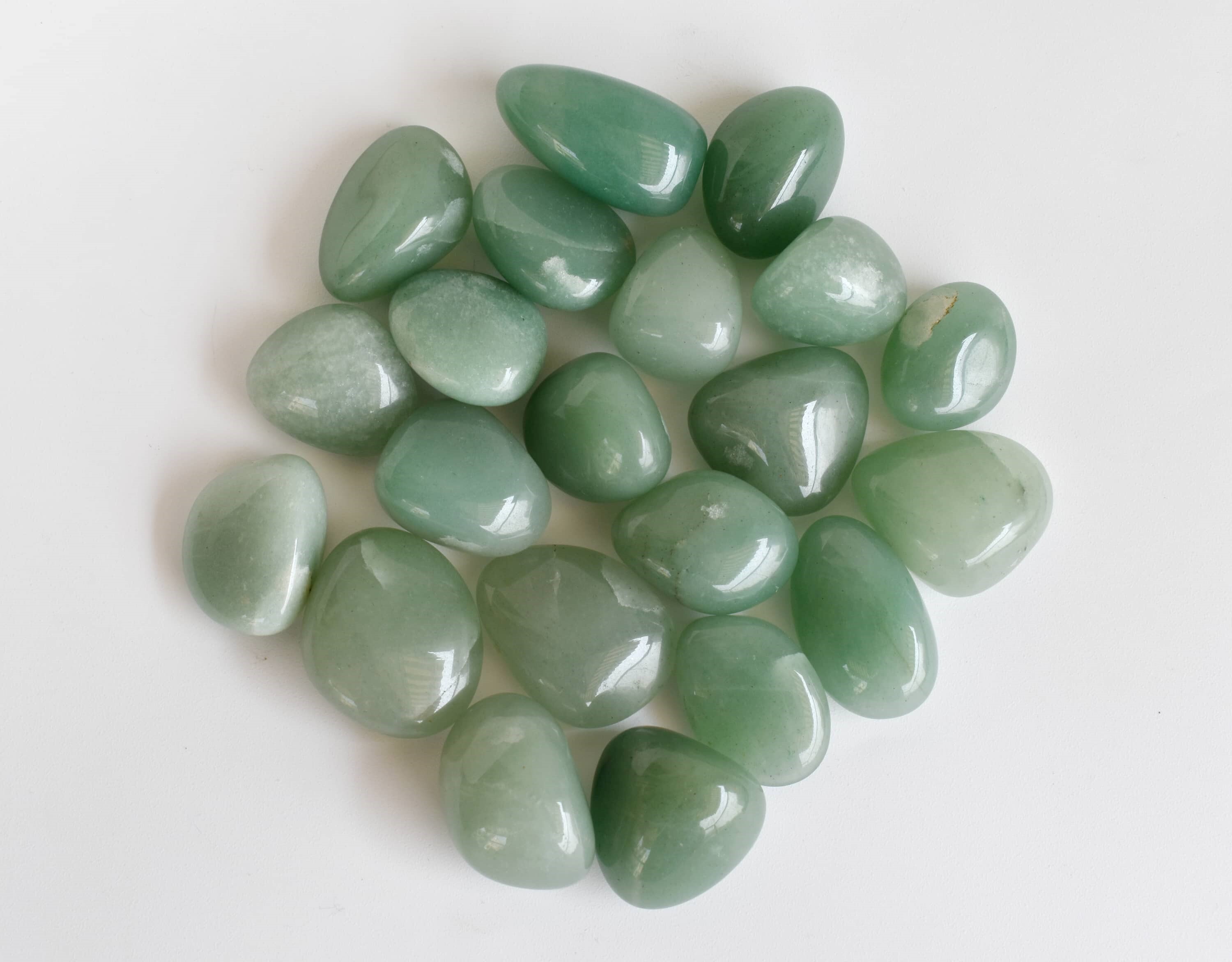 Green Aventurine  Tumbled, Healing Crystal Tumbled Stones