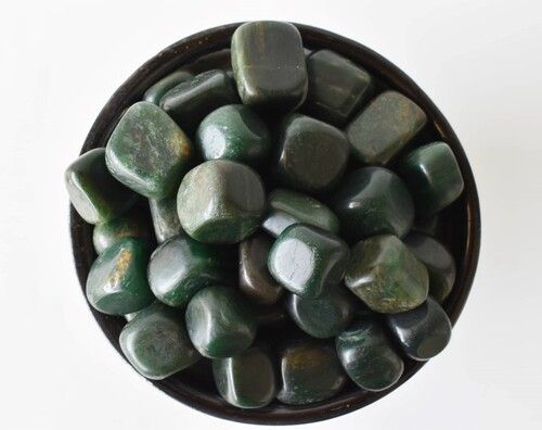 Green Jade Tumbled, Healing Crystal Tumbled Stones