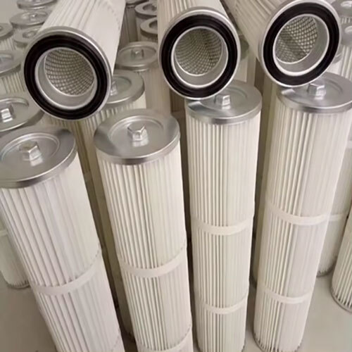 99.99% Gas Air Dust Collector Air Filter Cartridge With High Dust Holding Capacity