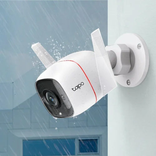 White Tp Link Tapo C310 Outdoor Security Wi-Fi Camera