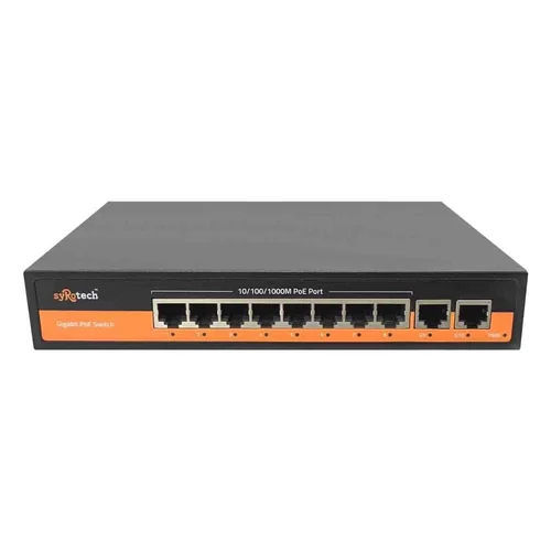 Syrotech SY-8000P-2T-150W 8 Plus 2 Gigabit PoE Switch