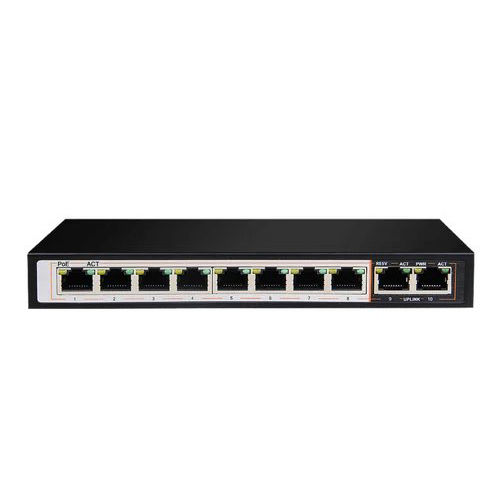 Black D Link Des-F1010P 8Port Poe Switch