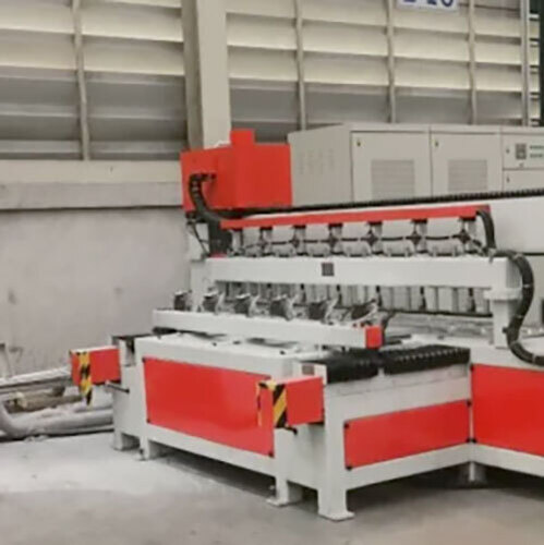 Red 650Mm Aluminium Honeycomb Core Automatic Sawing Machine