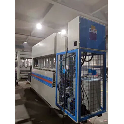Two Layer Hot Press Machine - Fully Automatic Blue Color | High Efficiency High Performance Industrial Reliability