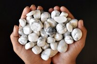 Howlite Tumbled, Healing Crystal Tumbled Stones