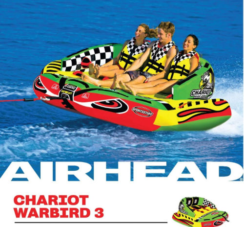 Sports Stuff Airhead Chariot Warbird 3 seater towable / bumper / tube / ringo