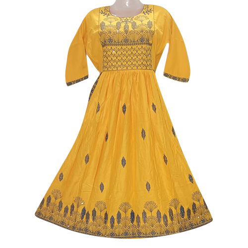 Cotton Yellow Kurti