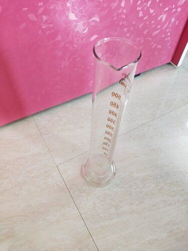 Mkp Round Glass Measuring Cylinder - Color: White