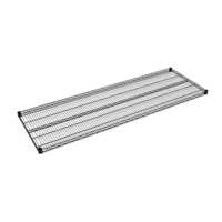 24x72 Inch Black Wire Wire Shelf - Material: Metal